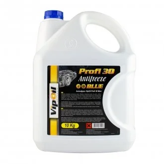 Антифриз VipOil Profi 30 Blue (синій) 10кг х2 VIPOIL 701397