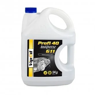 Антифриз VipOil G11 Profi 40 (синій), 5кг х4 VIPOIL 701399