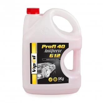 Антифриз VipOil G12 Profi 40 (червоний), 5кг х4 VIPOIL 701403