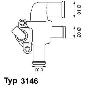 Термоастат (вір-во) WAHLER 3146.90D