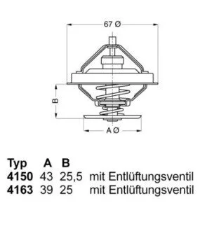 Термостат WAHLER 416379D