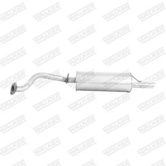 Глушник вихлопних газів (кінцевий) WALKER 22013