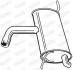 Глушник вихлопних газів (кінцевий) WALKER 23005 (фото 2)