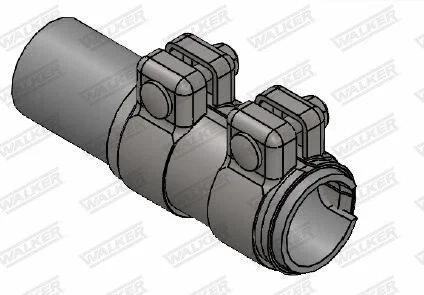 З\'єднувач труб (60,5x95mm) VOLVO C30, C70 II, S40 II, S60 II, S80 II, V40, V50, V60 I, V70 III, V70 III/KOMBI, XC40, XC60 I, XC70 II, XC90 I, XC90 II AUDI A1, A3, A4 B5, A5 1.2-6.0 05.89- WALKER 82166