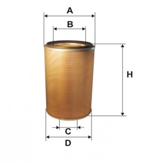 Фільтр повітряний RENAULT (Truck) (вир-во WIX-Filtron UA) /AM401/2 WIX FILTERS 93347E