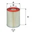 Фільтр повітряний UAZ Patriot, Hunter 2.7 (077-1109080) (вир-во WIX-FILTERS) WA9822