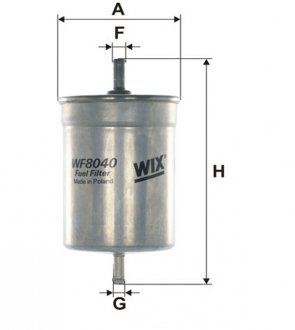 Фільтр паливний WIX FILTERS WF8040 (фото 1)