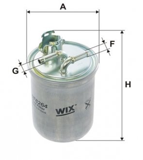 Фильтр топливный (PP 839/6) WIX FILTERS WF8264 (фото 1)