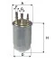 Фільтр паливний SANGYONG KYRON, REXTON 2.0, 2.7 XDI 05- (вир-во WIX-FILTERS) WF8558