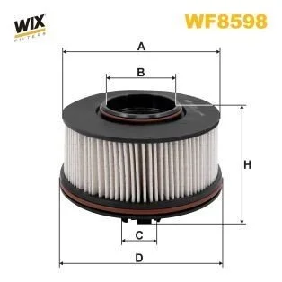 Фільтр паливний WIX FILTERS WF8598 (фото 1)