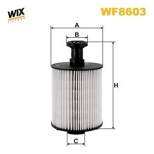 Фільтр паливний RENAULT TRAFFIC 1.6-2.0 dCi 14- (вир-во WIX-FILTERS) WIX FILTERS WF8603