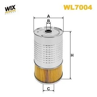 Фильтр масляный (OC 602) WIX FILTERS WL7004
