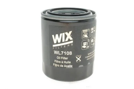Фильтр масляный (OP 558) WIX FILTERS WL7108