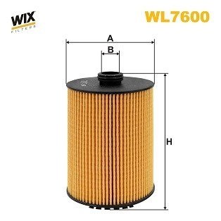 Фільтр оливи WIX FILTERS WL7600 (фото 1)