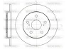 Диск тормозной Toyota Corolla Auris 07&gt;12 / перед WOKING D61074.00 (фото 1)