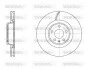 Диск тормозной передний (пр-во Remsa) Audi A4 A5 17>, A6 A7 18> , Q5 17> D6197010