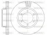 Гальмівний диск перед. 4 Runner/Land Cruiser (01-10) WOKING D6706.10 (фото 1)