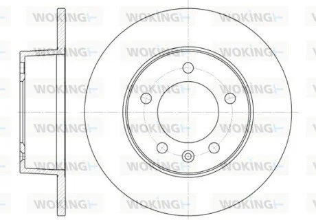 Диск гальмівний WOKING D673500