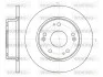 Гальмівний диск зад. Honda Accord 04-08 (260x10) D6984.00