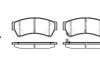 Колодки тормозные дисковые передние Mazda 6 1.8 07-,Mazda 6 1.8 08-,Mazda 6 2.0 P1096302