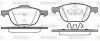 Гальмівні колодки перед.FORD C-MAX/FOCUS/MAZDA 3/5/VOLVO V40/S40/C70/C30 1.0-2.5 03-19 WOKING P1182330 (фото 1)