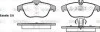 Колодки тормозные дисковые задние Mercedes-benz C-class (c204) 1.6 11-,Mercedes- P1205300