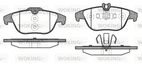 Колодки гальмівні WOKING P12053.20