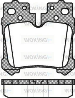 Колодки гальмівні WOKING P12213.00