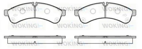 Колодки гальмівні WOKING P12393.00