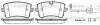 Колодки тормозные дисковые Audi A4 09&gt;16 A6 11&gt;18 Q5 08&gt;17 / Porsche Macan / зад WOKING P12433.10 (фото 1)