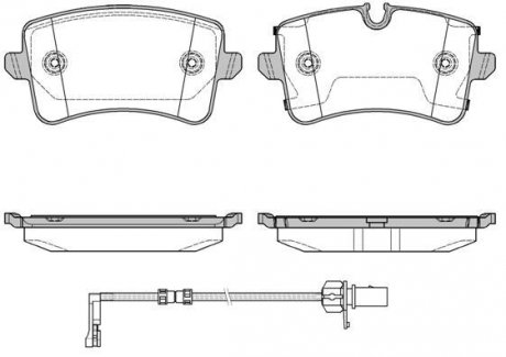 Колодки гальмівні WOKING P12433.20