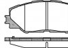 Колодки тормозные дисковые передние Toyota Auris 1.33 06-12,Toyota Auris 1.4 06- P1334300