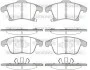 Гальмівні колодки передні з датчиком зносу FORD GALAXY III/MONDEO/S-MAX 1.0-2.5 14- WOKING P13493.22 (фото 1)
