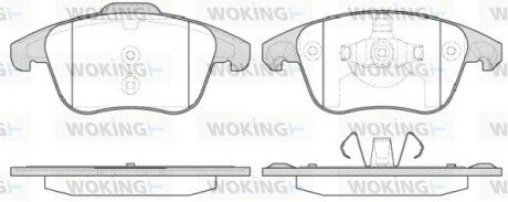 Колодки гальмівні WOKING P13493.30
