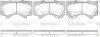 Колодки тормозные дисковые Toyota LC200 LC150, Lexus LX570 GX460 / перед (P1371 WOKING P13713.02 (фото 1)