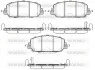 Колодки тормозные дисковые Honda CR-V 2,4i 17> / перед (P14083.22) WOKING P1408322
