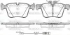 Колодки тормозные дисковые задние Mercedes-benz C-class (s205) 1.6 14-,Mercedes- WOKING P1416320 (фото 1)