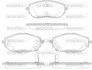 Колодки тормозные дисковые Toyota Corolla Auris 13&gt;18 / перед WOKING P14613.02 (фото 1)