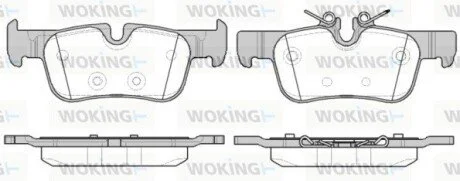 Колодки гальмівні WOKING P14733.00