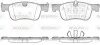 Колодки тормозные диск. перед. (Remsa) PSA C4 Picasso Grand Picasso 13&gt; (P14803.00) WOKING P1480300 (фото 1)