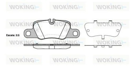 Колодки гальмівні WOKING P15013.00