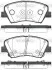 Гальмівні колодки перед. Ceed/Cerato/Elantra/Equus/i30 (09-21) P15123.32