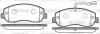 Колодки тормозные дисковые передние Nissan Nv400 2.3 11-,Opel Movano b 2.3 10- ( P1549301