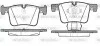 Колодки тормозные дисковые передние Bmw 1 2.0 10-,Bmw 1 2.0 11-,Bmw 2 2.0 13- (P WOKING P1557300 (фото 1)