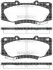 Колодки тормозные дисковые Toyota Hilux 08>15 / перед (P15683.04) WOKING P1568304