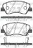Гальмівні колодки перед. Santa Fe II/Carens IV/Sorento II/III 09- (Mando) P1588302