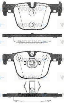 Колодки гальмівні WOKING P15933.00