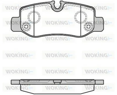 Колодки тормозные диск. задн. (Remsa) MB Vito 447 14> WOKING P17243.00