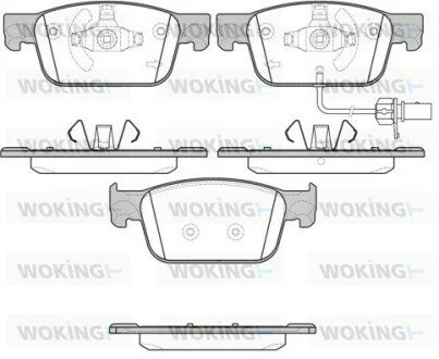 Колодки гальмівні WOKING P17923.01