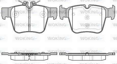 Колодки гальмівні WOKING P17973.00